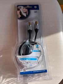 Cavo coassiale maschio-maschio HQ Silver Series