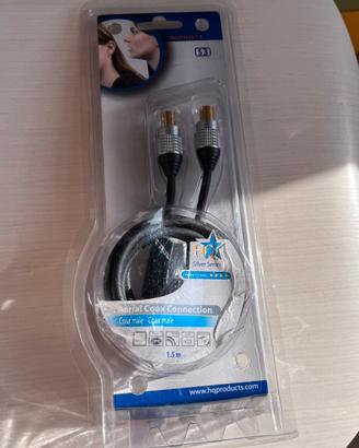 Cavo coassiale maschio-maschio HQ Silver Series