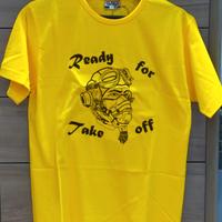 T-SHIRT GIALLA PILOTA