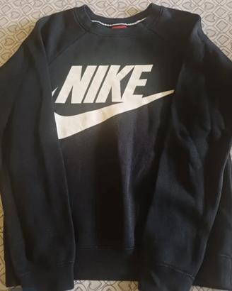 Felpa Nike logo bianco tg XS