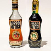 Mignon liquori vintage rosso antico da collezione