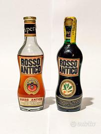 Mignon liquori vintage rosso antico da collezione