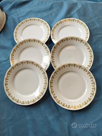 6 piattini primo '900 porcellana Victoria Austria