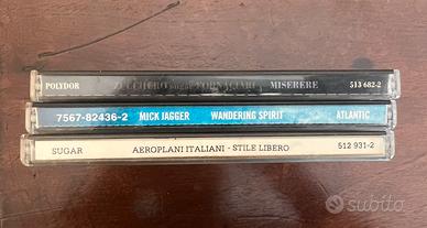 3 cd zucchero, aeroplani italiani, mick jagger