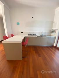 Cucina moderna con penisola