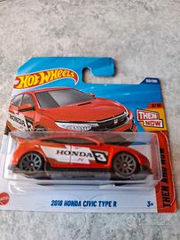 hot wheels honda civic tipe R rossa