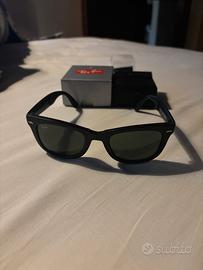 Ray-Ban Folding Wayfarer Originali Neri Opachi