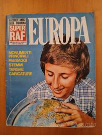 Album di figurine "Europa" del 1974. COMPLETO.