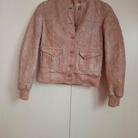 Bomber in vera pelle trapuntata Le Sentier