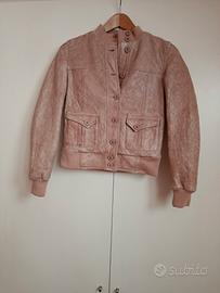 Bomber in vera pelle trapuntata Le Sentier