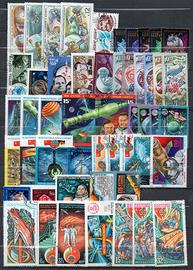 RUSSIA 1976/80 Tematica ASTRONAUTICA  diversi