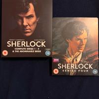 Cofanetto serie 1-4 Sherlock e Steelbook Blu Ray 4