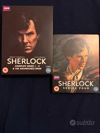 Cofanetto serie 1-4 Sherlock e Steelbook Blu Ray 4