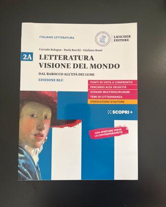 Libro LETTERATURA VISIONE DEL MONDO 2A