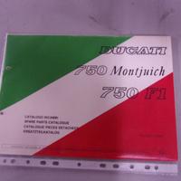 Ducati montjuich 750 750 f1 catalogo ricambi