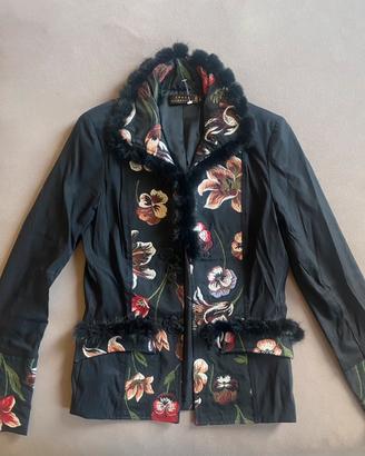 Giacca con inserti di visone