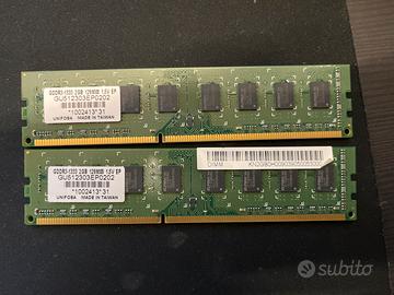 RAM 2x2gb ddr3 1333Mhz