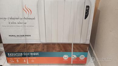 calorifero alluminio c staffe  da muro elettrico