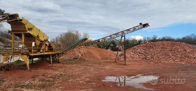 Impianto di frantumazione inerti completo