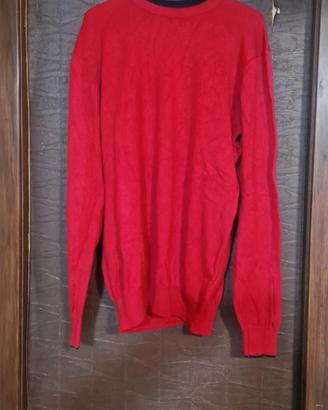 Maglione rosso cotton & silk 