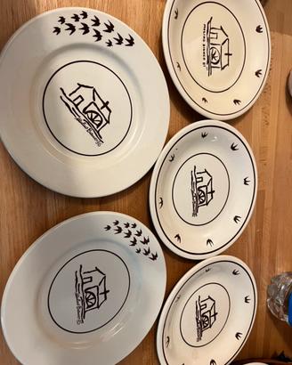 Piattini ceramica Mulino bianco vintage