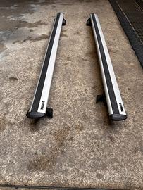 Barre Thule WingBar Evo 127 + piedi Evo Fixpoint