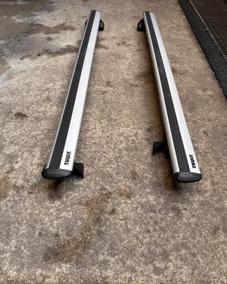 Barre Thule WingBar Evo 127 + piedi Evo Fixpoint