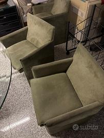 Poltroncine in alcantara