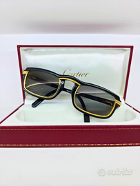 Cartier Vertigo Vintage Black Gold Occhiali Sole