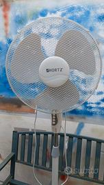 ventilatore a piantana Hortz base tonda