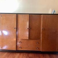 Armadio in radica vintage anni 40