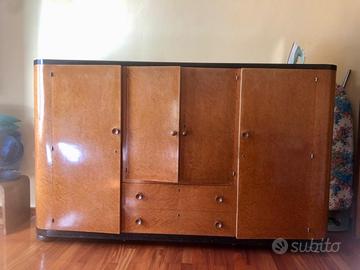 Armadio in radica vintage anni 40