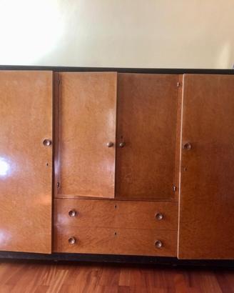 Armadio in radica vintage anni 40