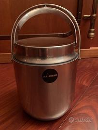 Portaghiaccio Alessi termoisolante in acciaio inox