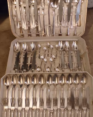 Posate in argento 800
