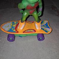 Ninjia vintage su skateboard