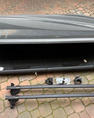 Box EXTRALARGE 431 litri con BARRE portapacchi