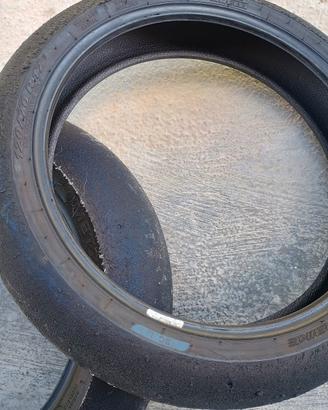 gomme slick Pirelli metzeler 120/70 200/60