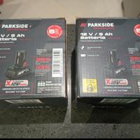 2x batterie 5ah 12v parkside 
