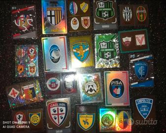 set figurine calciatori panini scudetti vari