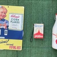 Oggetti pubblicità vintage CornFlakes-Latte Milano