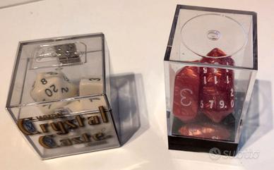Crystal Caste Dice (Classic White & Crystal Red)