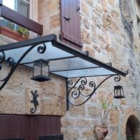 Pensilina ferro battuto 
