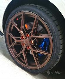 Cerchi in lega da 19" J8.5 5x120 bronzo PERFETTI.