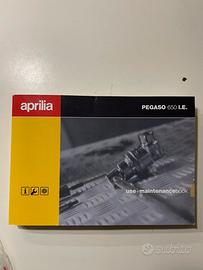 Aprilia pegaso 650 libretto istruzioni e manutenzi