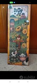 Quadro country decoupage