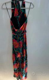 Tuta Jumpsuit Mango Halter Stampa tropicale 