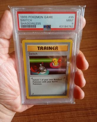 Pokémon Switch 95/102 Shadowless 1999 – PSA 9 MINT