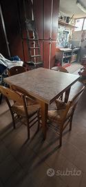 Tavolo cucina + sedie