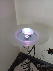 lampada fontana cromoterapia supporto in ferro e 